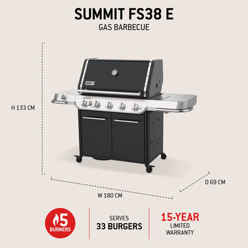 Weber Summit FS38 E Black Gas Barbecue
