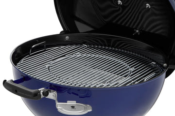 NEW for 2026 Ocean Blue Weber Mastertouch C-5755 Charcoal Kettle Barbecue