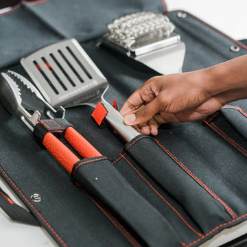 Kamado Joe Grilling Tool Kit w/ Case (Grill brush, tongs and spatula)